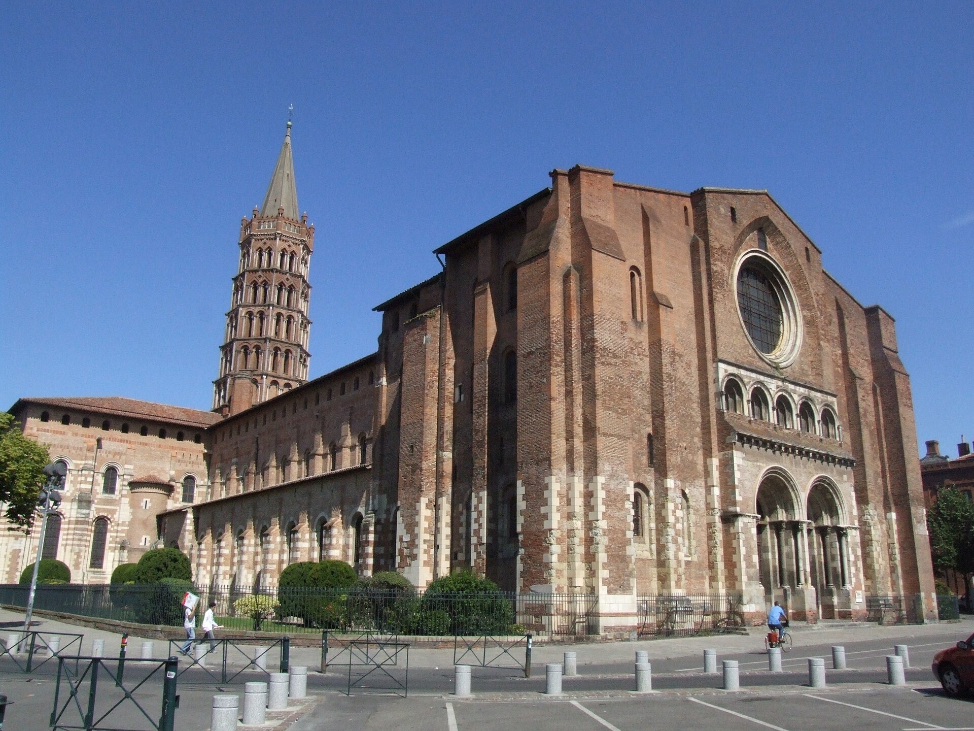 Basilique Saint-Sernin de Toulouse, chevet de brique